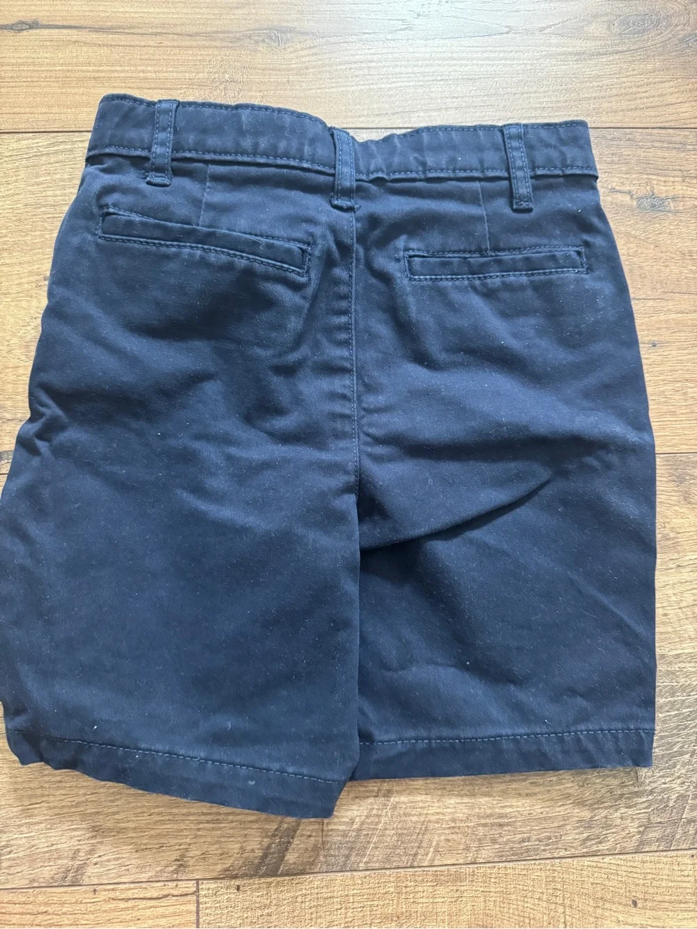 Boys Toddler Belted Navy Chino Summer Shorts